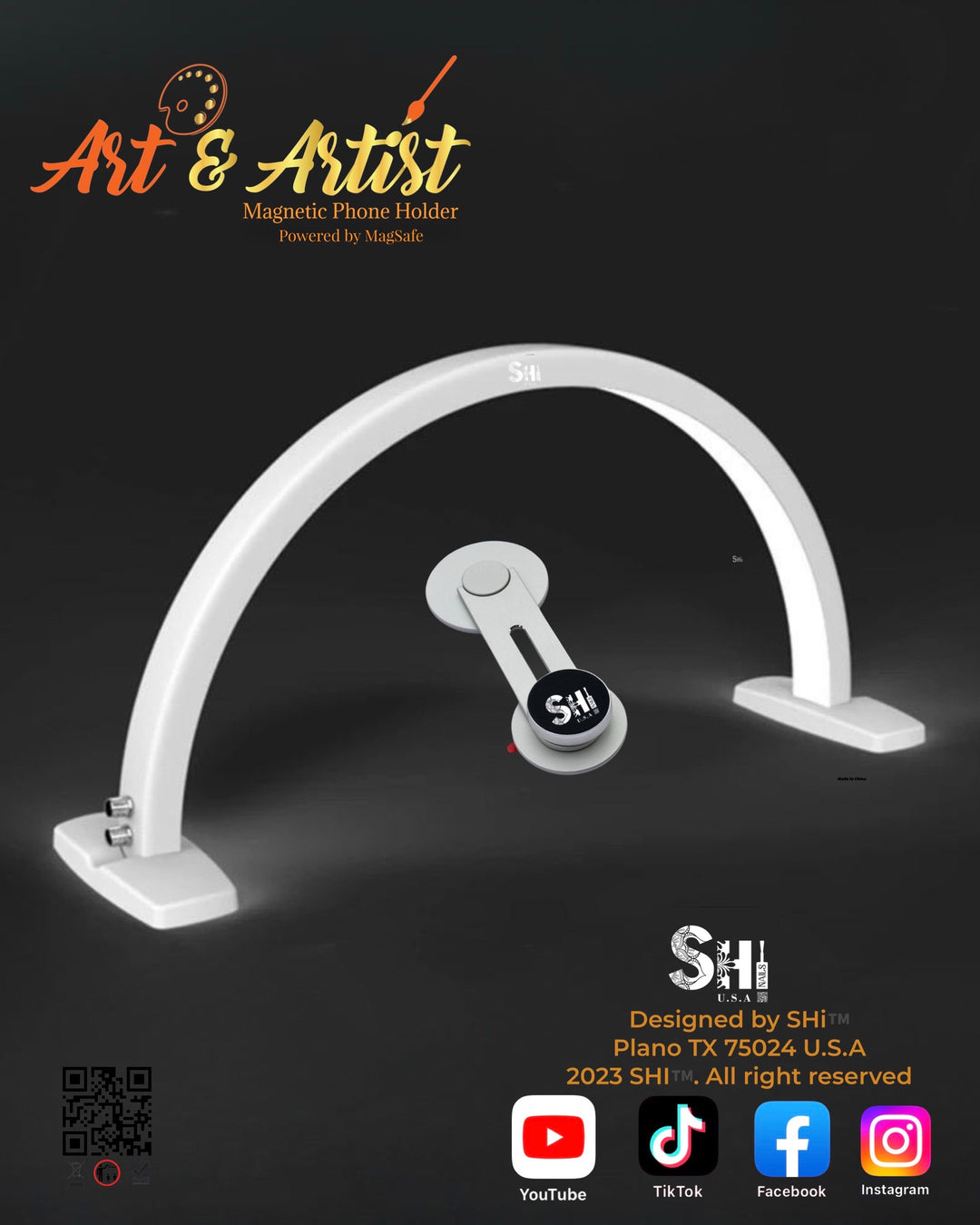 Art & Artist Magnetic Phone Holder Shi Professional