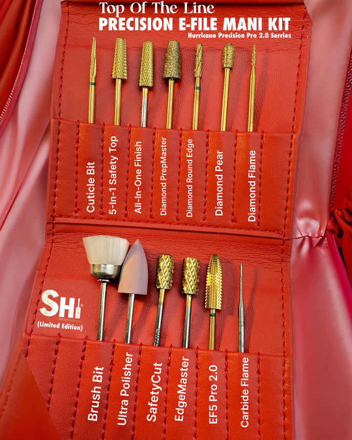 An Upscale Precision E-Bit Mani Kit (13 Pcs Limited Edition)