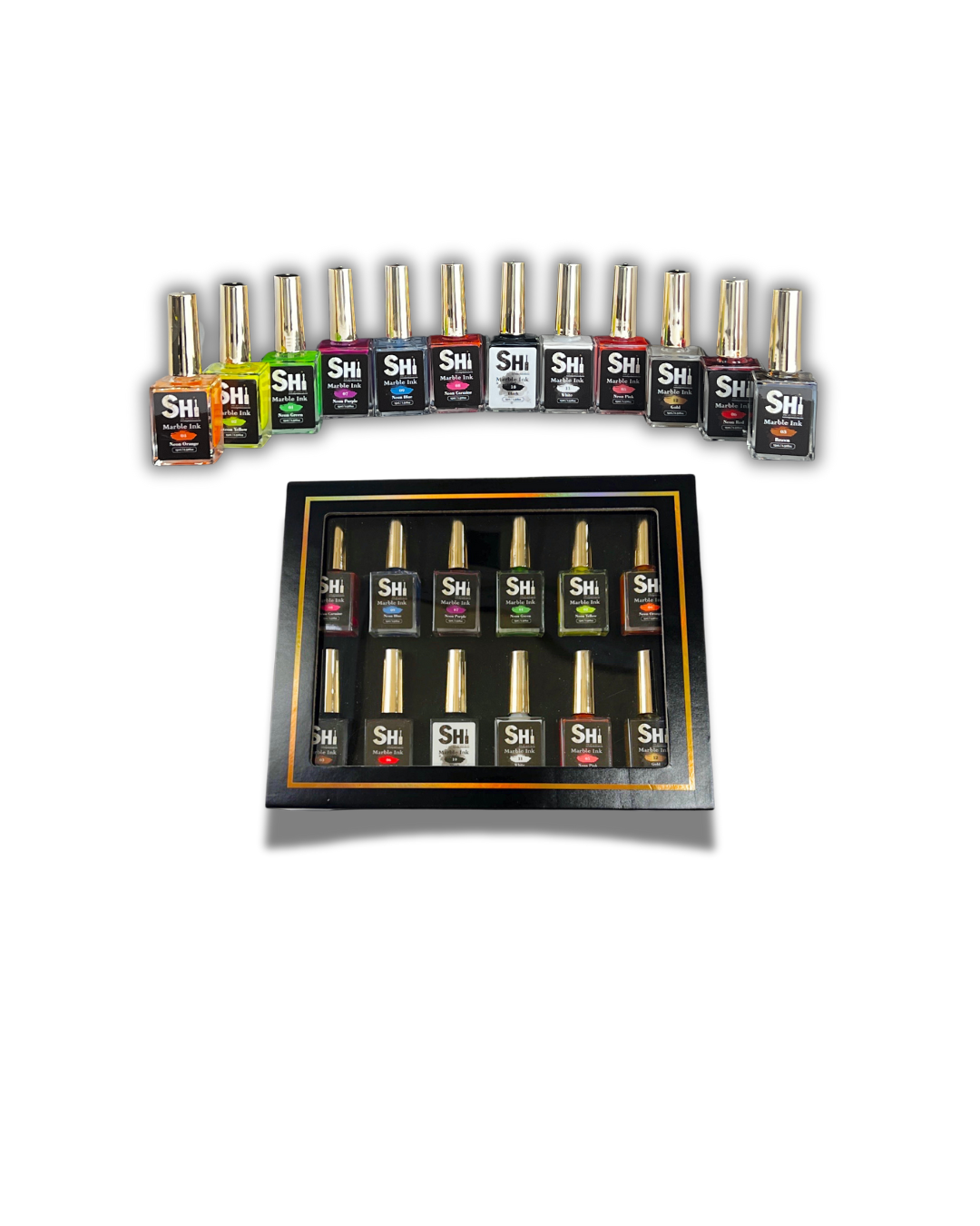  Transform your nail art with the SHi® Marble Ink Art Kit and make your designs truly stand out _Shi Professionals