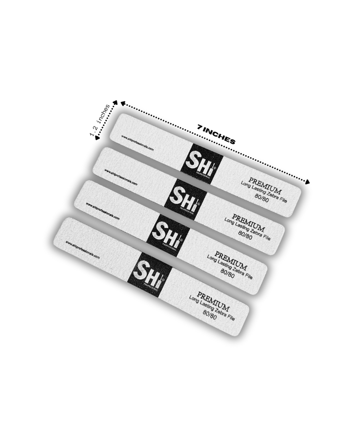 Elevate your nail care with SHi® Brand's Zebra Nail Files, meticulously crafted for professionals and enthusiasts alike.