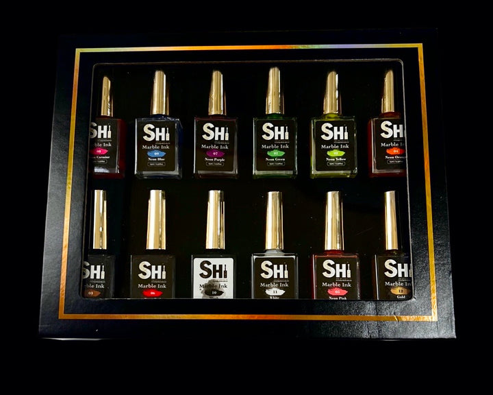 Transform your nail art with the SHi® Marble Ink Art Kit and make your designs truly stand out_ Shi Professionals